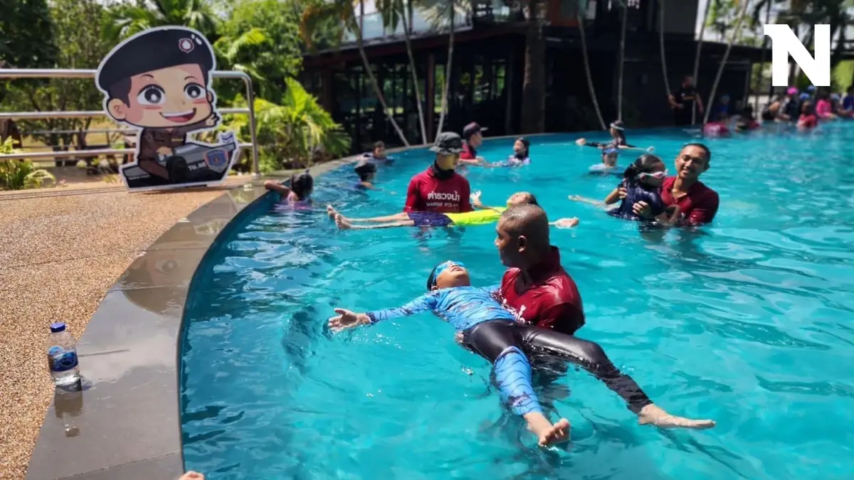 ผบ.ตร.จัดหลักสูตร “สอนน้องว่ายน้ำ” ห่วงเยาวชน ลดความสูญเสีย
