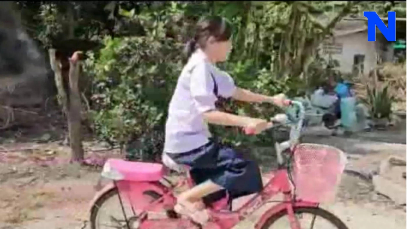 “วัลลี2”หนูน้อยยอดกตัญญู ปั่นจักรยานกลับมาป้อนข้าวพ่อ-ย่า ป่วยทุกวัน