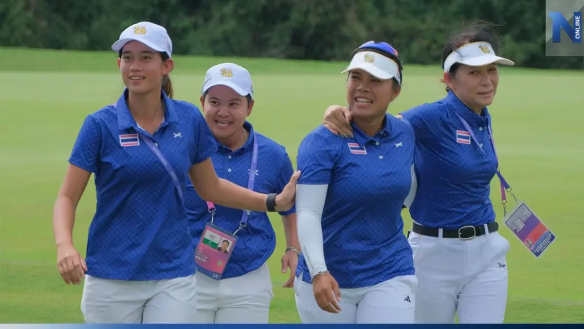 "เปียโน"แรงวันสุดท้าย นำทัพกอล์ฟหญิงไทย ซิว 2 ทองเอเชียนเกมส์
