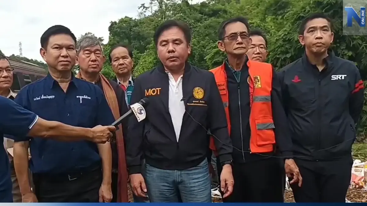 2 รมช. ลงพื้นที่ติดตามการกู้ขบวนรถไฟตกราง ที่แพร่ คาดเปิดเดินรถเย็นนี้ 2 รมช. ลงพื้นที่ติดตามการกู้ขบวนรถไฟตกราง ที่แพร่ คาดเปิดเดินรถเย็นนี้