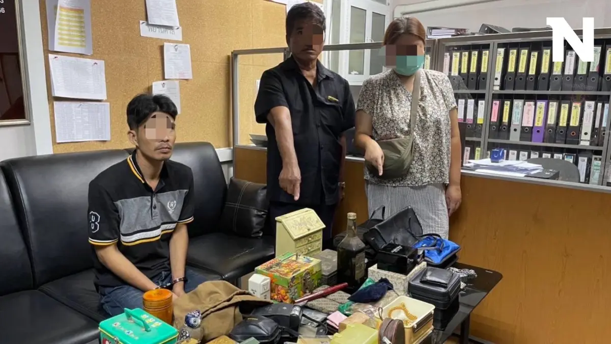 รวบหนุ่มรับเหมา ตระเวนลักทรัพย์ตามบ้าน อ้างหาเงินซื้อบ้านต่อจากเพื่อน