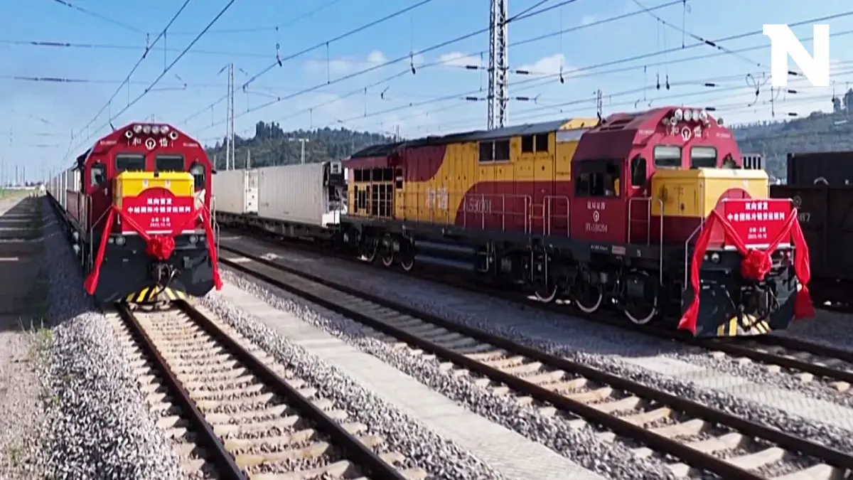 เส้นทางรถไฟสาย 'อี้อู๋-ซินเจียง-ยุโรป' สุดคึกคัก (คลิปข่าว) เส้นทางรถไฟสาย 'อี้อู๋-ซินเจียง-ยุโรป' สุดคึกคัก (คลิปข่าว)