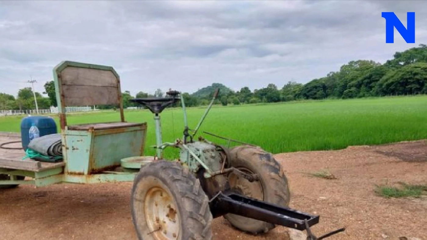 จับแล้ว สาวด่านช้าง ตระเวนขโมยเครื่องรถไถทั่วสุพรรณฯ จนมุมเพราะน้ำมันหมด