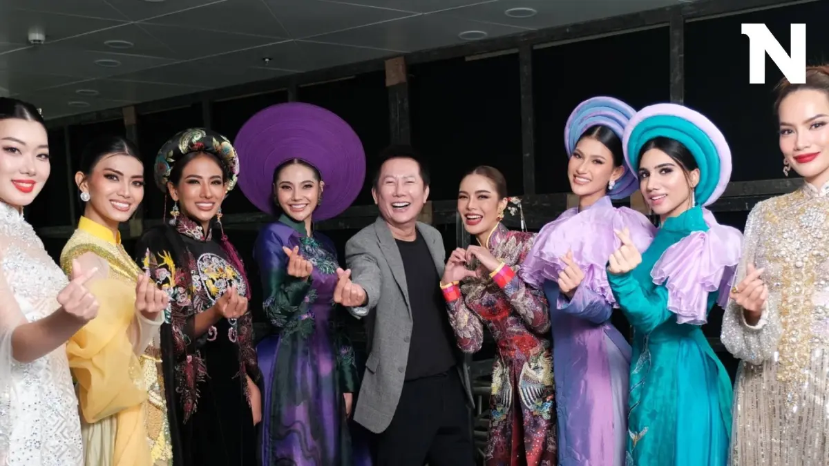 “Miss Grand International 2023” สวยฉ่ำรันเวย์ในชุดอ่าวหญ่าย “Miss Grand International 2023” สวยฉ่ำรันเวย์ในชุดอ่าวหญ่าย
