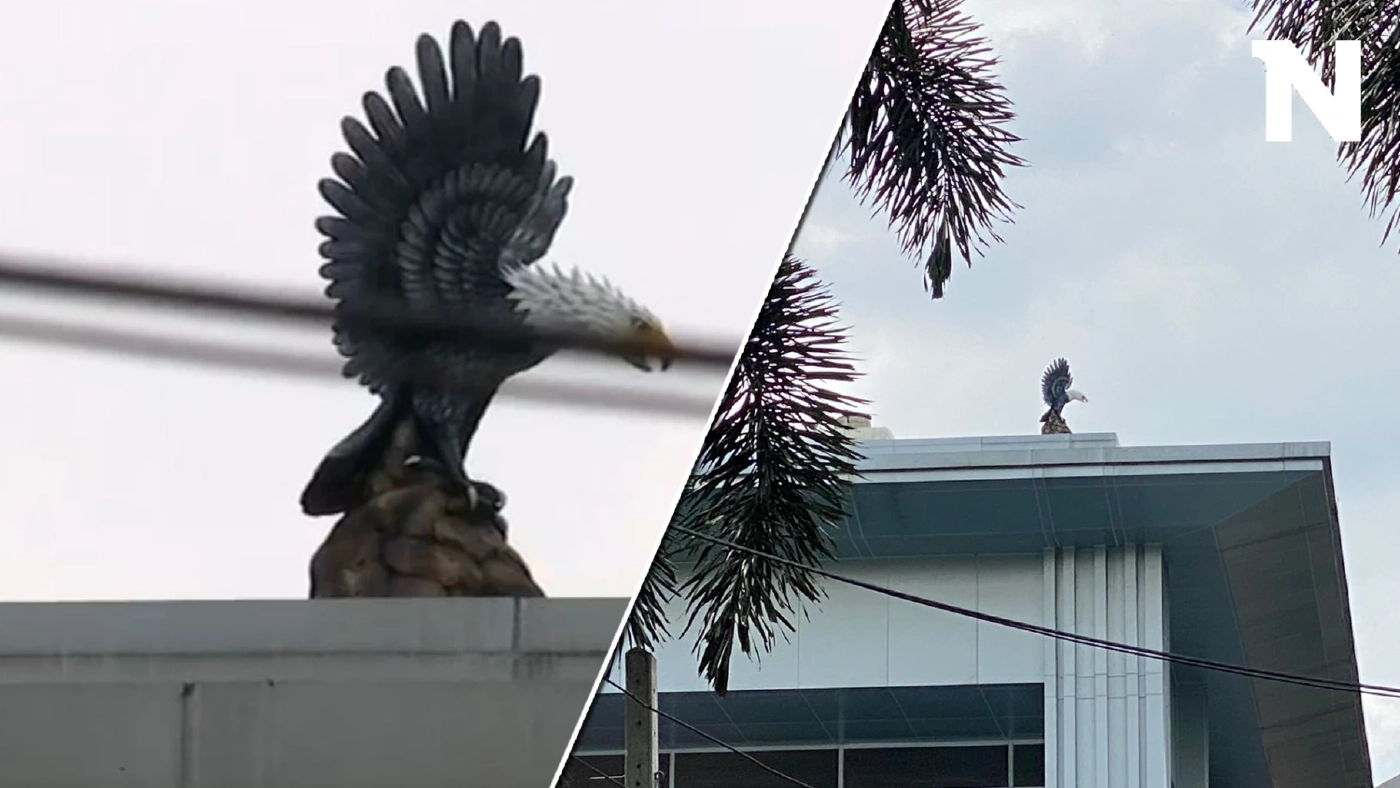 ส่องที่มา “พญาอินทรี กางปีก” เสริมฮวงจุ้ย สำนักงานตำรวจแห่งชาติ