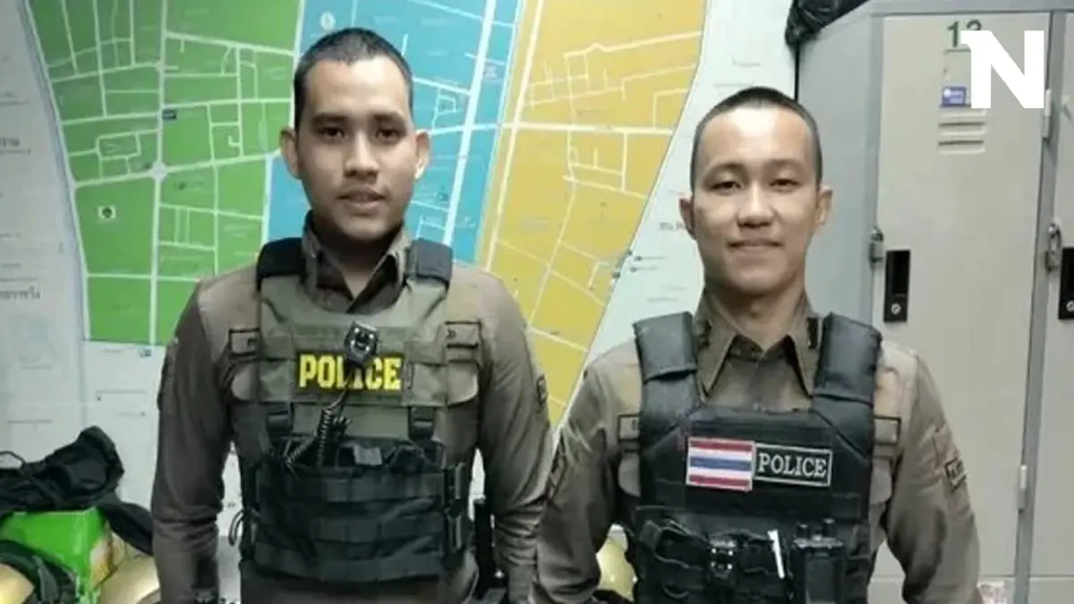 เผยโฉมหน้าเจ้าหน้าที่ตำรวจ 2 นาย ผู้เจรจากับผู้ก่อเหตุยิงกลางห้างพารากอน