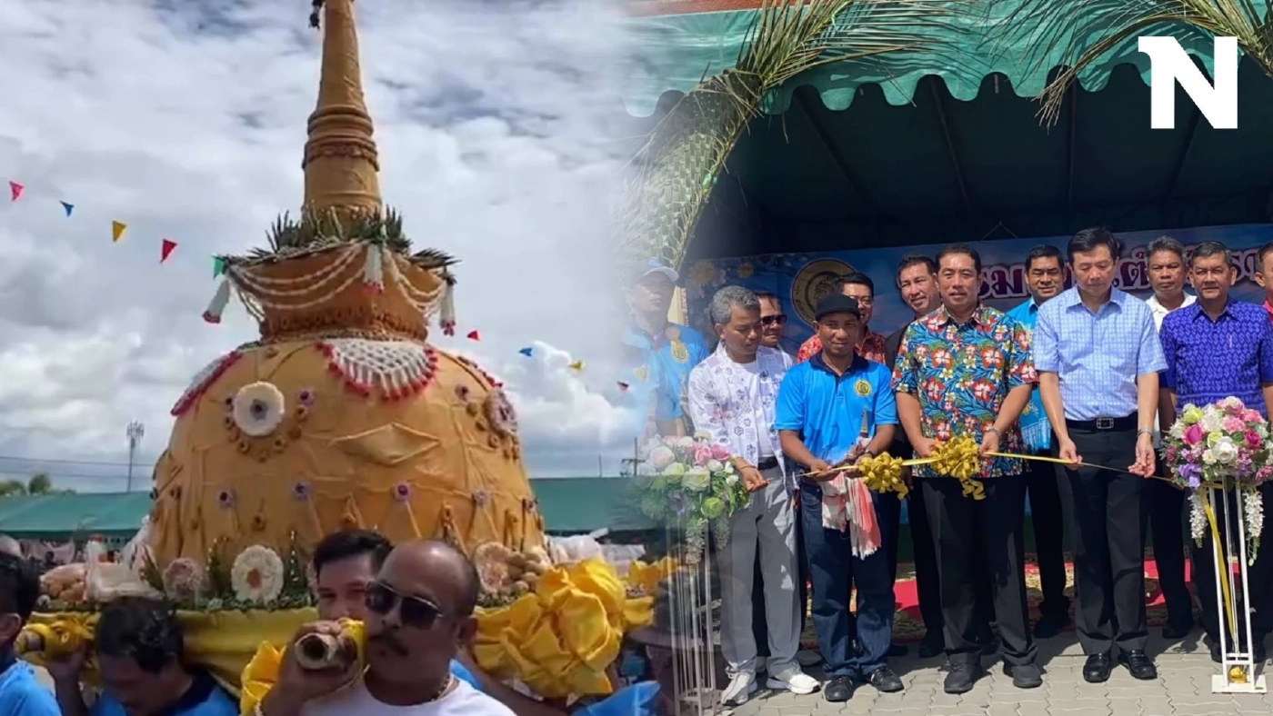 ชมรมชาวใต้ศรีราชา สืบสานประเพณี จัดงานสารทเดือนสิบ ทำบุญให้ผู้ล่วงลับ