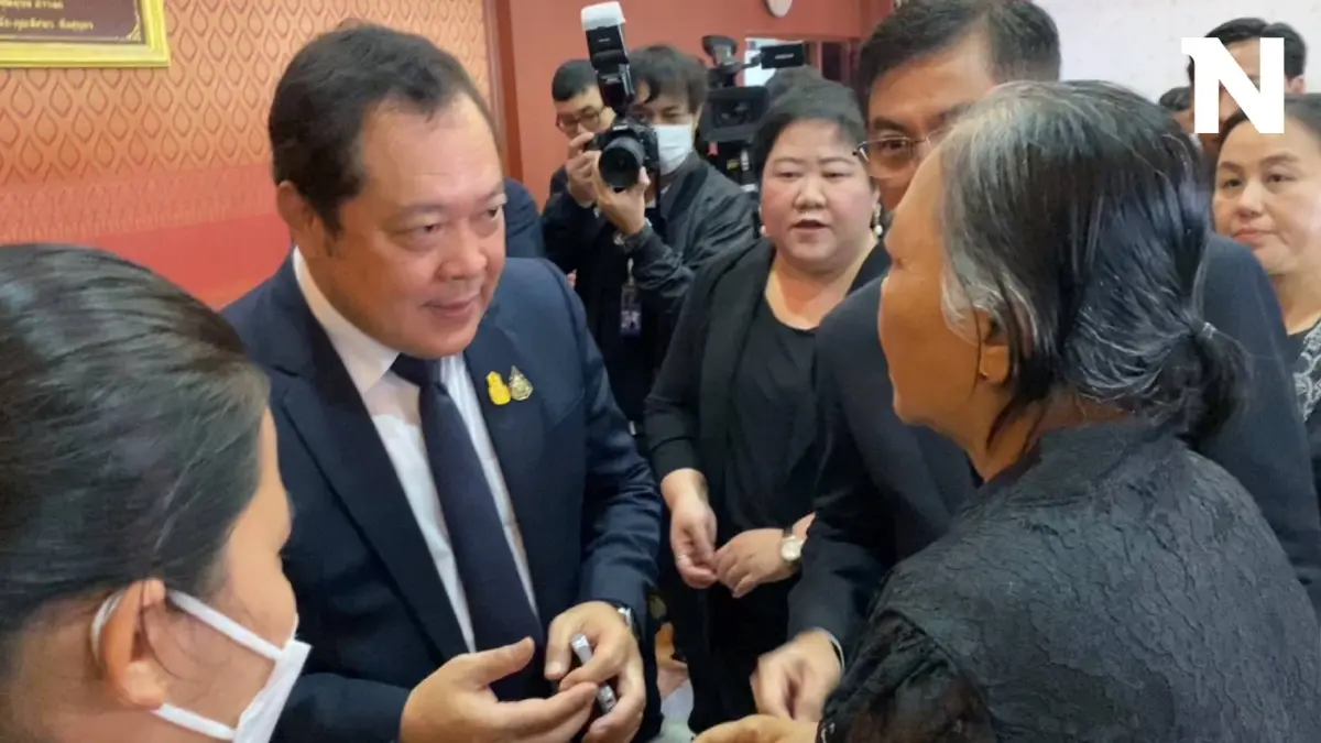 รมว.ยธ.ร่วมงานฌาปนกิจ "ตะวัน" พร้อมมอบเงินเยียวยาเหยื่้อคดีอาชญากรรม