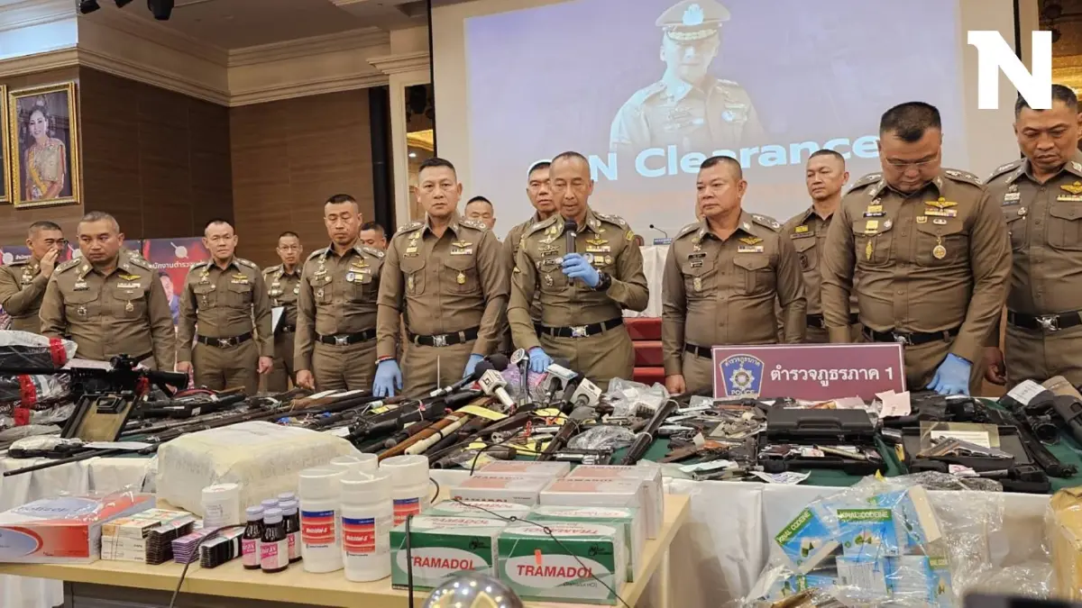 ผบ.ตร.แถลงผลระดมกวาดล้างยึดปืนทั่วประเทศได้กว่า 2,000 กระบอก ผบ.ตร.แถลงผลระดมกวาดล้างยึดปืนทั่วประเทศได้กว่า 2,000 กระบอก