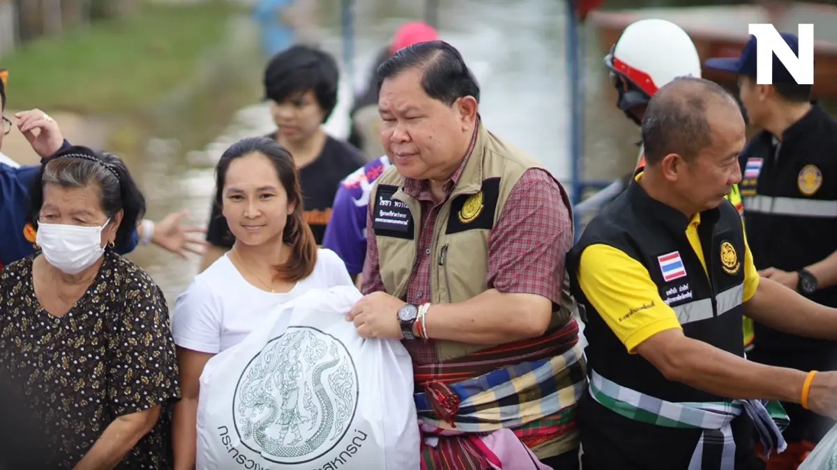 "ไชยา" ลุยตรวจน้ำท่วมกาฬสินธุ์ กดปุ่มประตูพร่องน้ำ "กู้วิกฤติเขื่อนลำปาว"