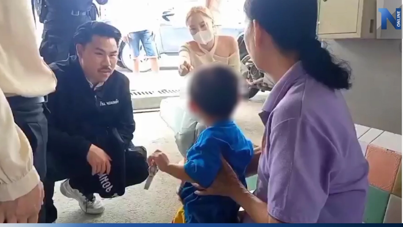 กัน จอมพลัง ช่วยเด็กชายวัย 2 ขวบ โดนพ่อ-แม่ ทำร้ายช้ำทั้งตัว