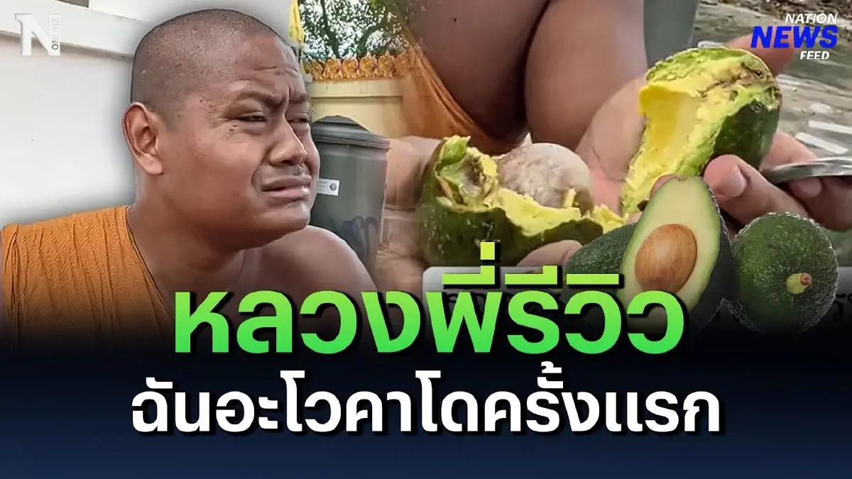 หลวงพี่รีวิว ฉันอะโวคาโดครั้งแรก!! ได้ใจชาวเน็ตไปเต็มๆ หลวงพี่รีวิว ฉันอะโวคาโดครั้งแรก!! ได้ใจชาวเน็ตไปเต็มๆ