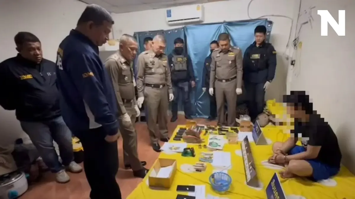 รวบหนุ่มภูเก็ต หลังค้นบ้านย่านบางมด แหล่งผลิตดัดแปลงปืน เชื่อมโยงเด็ก 14