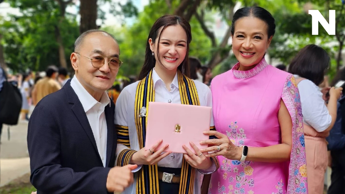 "กบ ปภัสรา" ปลื้ม "น้องเหนือ ดิสรยา" เรียนจบ แถมตามรอยเข้าวงการบันเทิง