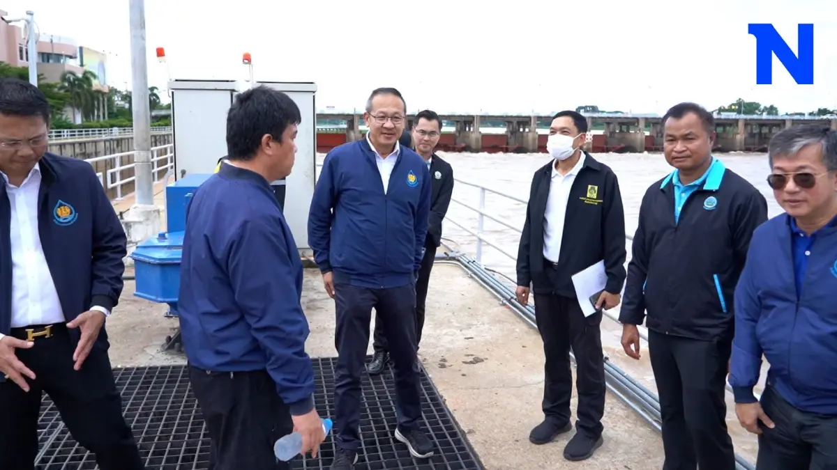 เลขา สทนช.ลงพื้นที่ติดตามสถานการณ์น้ำเขื่อนเจ้าพระยา เลขา สทนช.ลงพื้นที่ติดตามสถานการณ์น้ำเขื่อนเจ้าพระยา