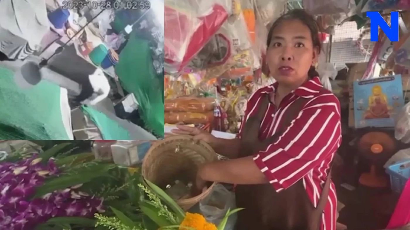 นึกว่าหลบกล้องพ้น โจรนินจา แอบขโมยเงิน และพระขุนแผน