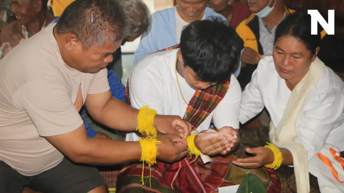 หนุ่มสุรินทร์ ดีใจรอดชีวิต เชื่อบารมี "หลวงพ่อพงษ์ วัดบ้านปริง" บังตากลุ่มฮามาส