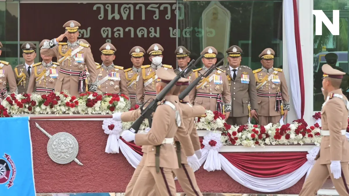 พิธีสดุดี ปฏิญาณและสวนสนาม เนื่องใน “วันตำรวจ” พิธีสดุดี ปฏิญาณและสวนสนาม เนื่องใน “วันตำรวจ”