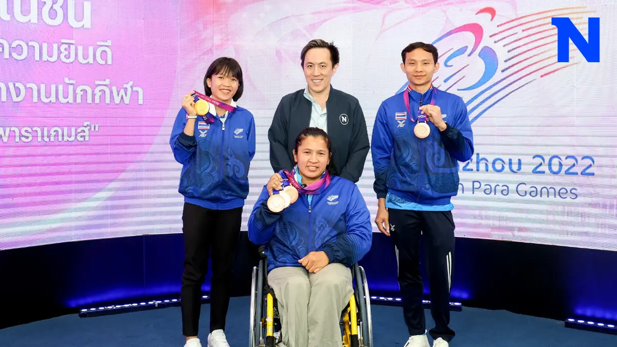 เนชั่นกรุ๊ป หนุนพนักงานคนพิการ ตัวแทนทีมชาติไทย คว้า 1 ทอง 4 ทองแดง "เอเชียนพาราเกมส์"