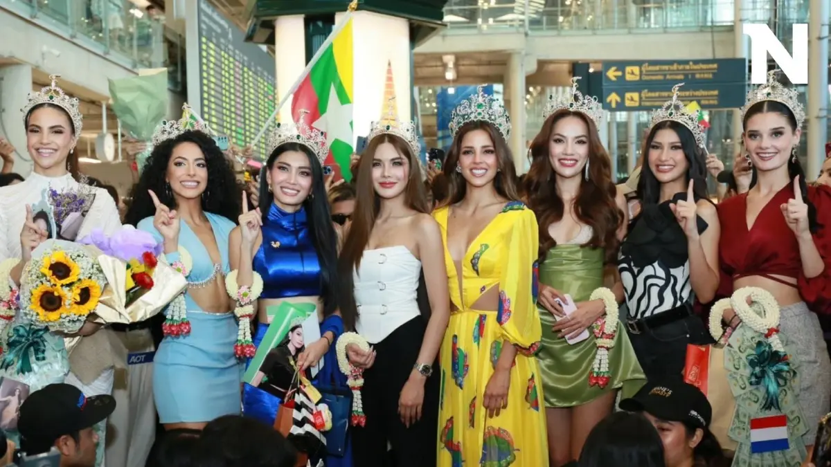 แฟนนางงามแห่ต้อนรับ “ลูเซียน่า” มิสแกรนด์ อินเตอร์เนชั่นแนล 2023 ถึงไทย