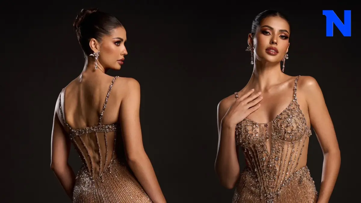 เจาะลึกชุดราตรี "แอนโทเนีย" ปักมือทั้งชุด ใส่รอบพรีลิมฯ บนเวที Miss Universe