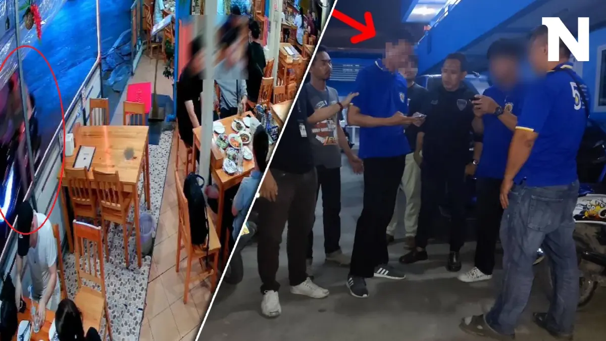 ตร.ทองหล่อ รวบ คนงานโรงน้ำแข็ง ตระเวนฉกทรัพย์ นทท. ริมถนนสุขุมวิท