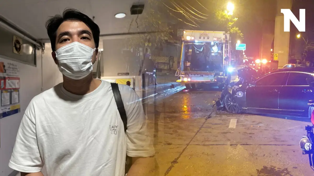 ตร.ตั้งข้อหา "ว่าน ธนกฤต" ซิ่งเก๋งพุ่งชนรถขยะ เจ้าตัวรับวูบเพราะทำงานหนัก