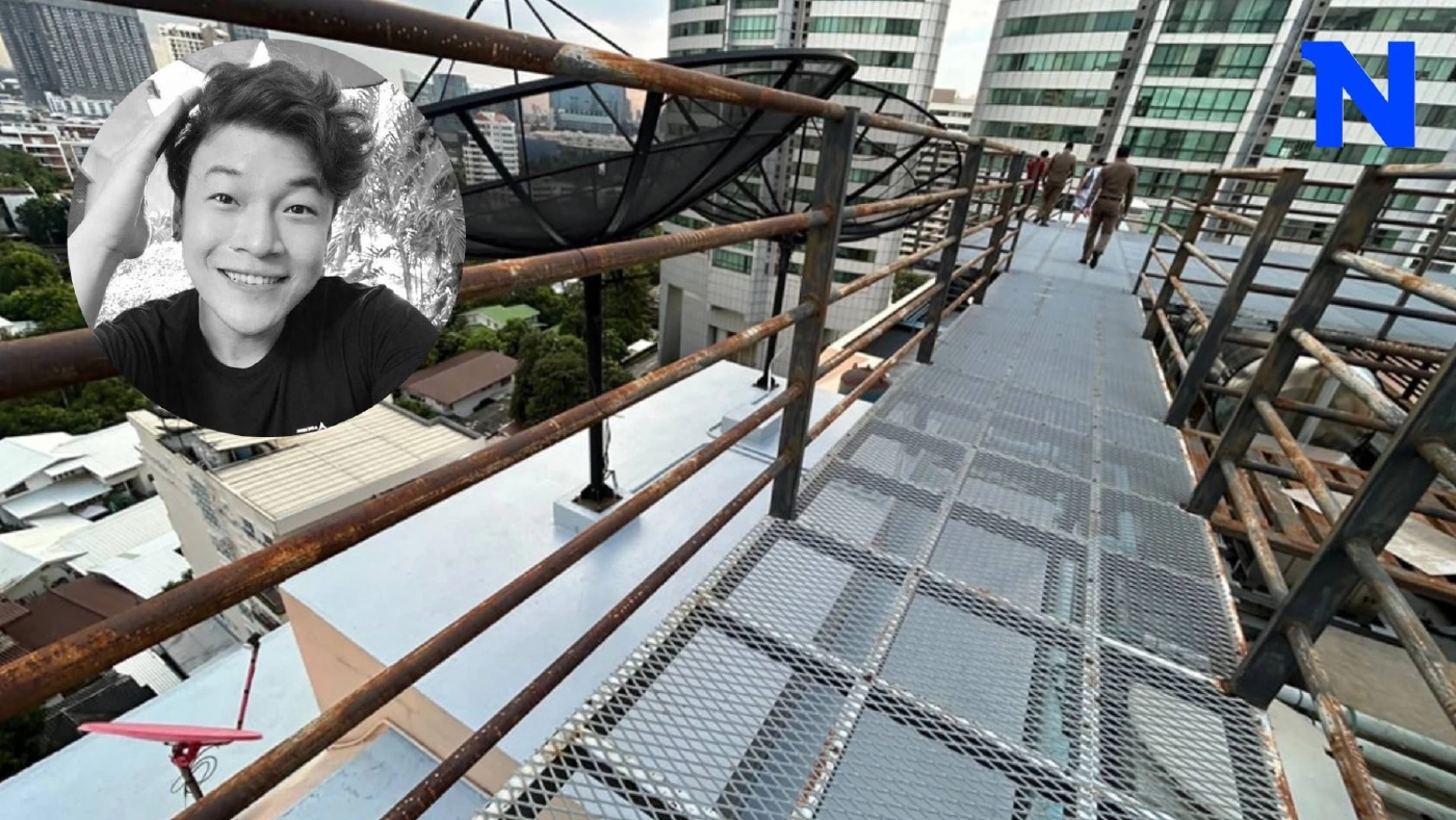 พยานเล่านาทีเห็น "ดีเจโกเมน" ตกจากตึกสูง พบเข้าออกจุดเกิดเหตุ 5 ครั้ง