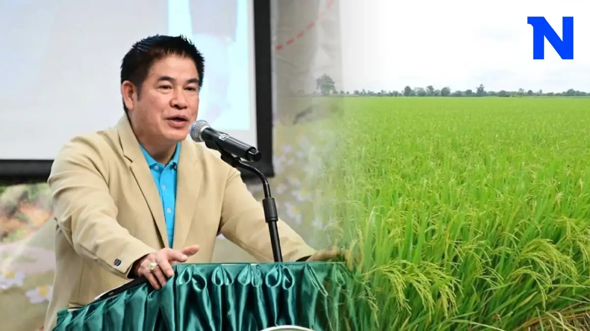ชาวนายิ้มออก "ธรรมนัส" แจ้งข่าวดี ครม.อนุมัติเงินช่วยเหลือไร่ละพันบาท