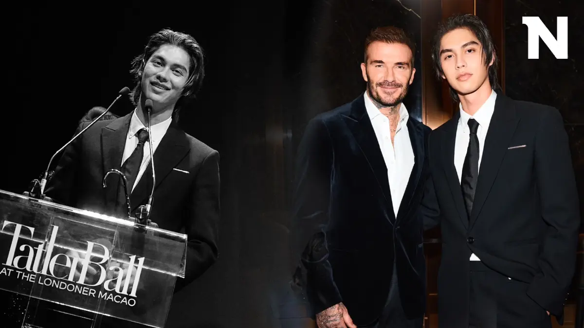 "ไบร์ท วชิรวิชญ์" กระทบไหล่ "เบ็คแฮม" คว้ารางวัลระดับตำนานในงาน Tatler Ball