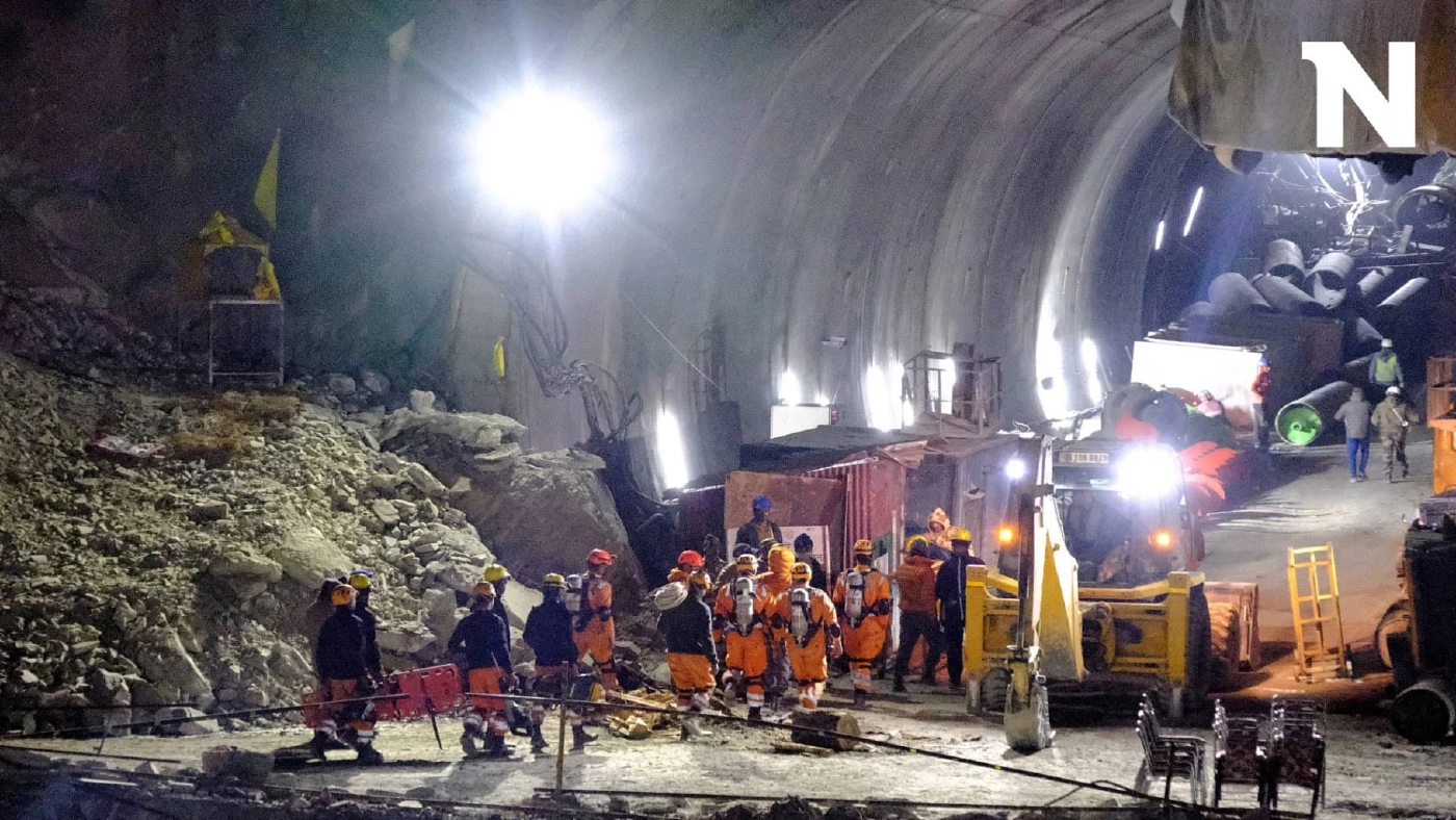 ทีมกู้ภัยอินเดียขุดอุโมงค์ด้วยแรงคน ส่อช่วย 41 คนงานจะนานยิ่งขึ้น