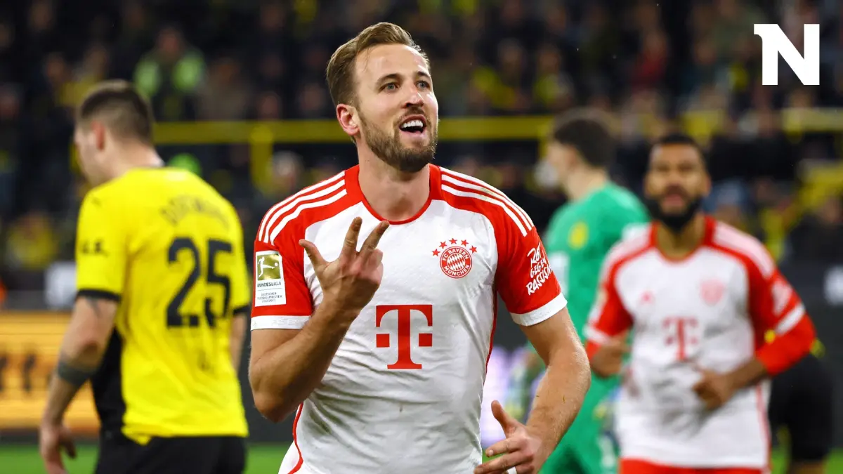 ย้อนชมไฮไลท์ "เคน" ซัดแฮตทริกพา "บาเยิร์น" บุกถล่ม "ดอร์ทมุนด์" (คลิป)