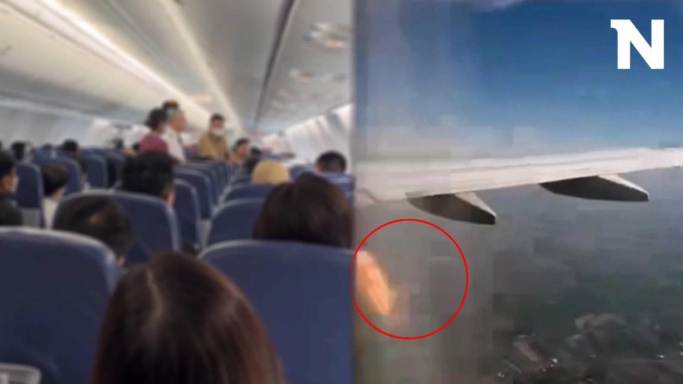 เปิดคลิปนาทีเครื่องบินไฟลุก ผู้โดยสารชื่นชมกัปตัน บังคับเครื่องแลนดิ้งปลอดภัย