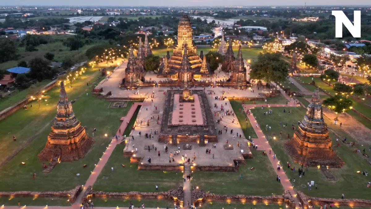 PEA ประดับไฟโบราณสถาน จังหวัดพระนครศรีอยุธยา กระตุ้นท่องเที่ยวยามค่ำคืน PEA ประดับไฟโบราณสถาน จังหวัดพระนครศรีอยุธยา กระตุ้นท่องเที่ยวยามค่ำคืน