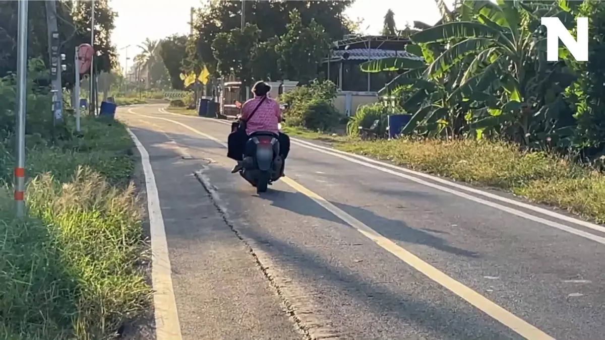 ชาวบ้าน ต.ชัยฤทธิ์ โวยถนนไร้มาตรฐาน เปิดใช้ไม่ถึง 2 เดือน พังยับ