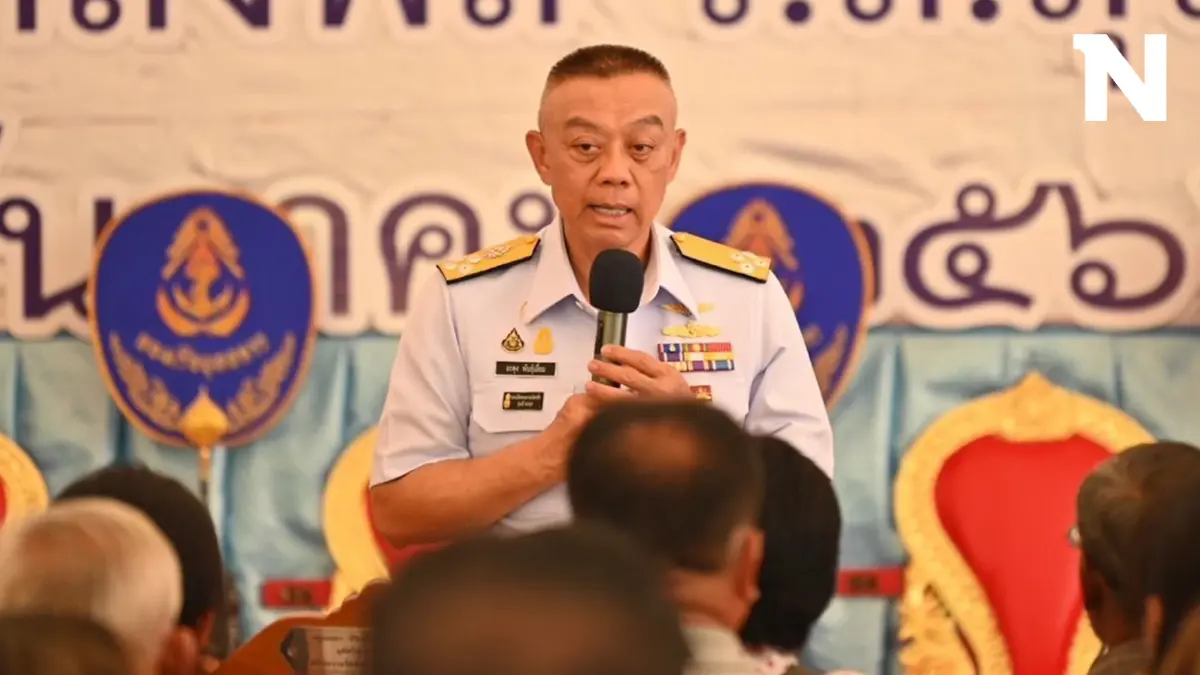 "กองทัพเรือ" ทำบุญครบรอบ 1 ปี ให้แก่กำลังพลเรือหลวงสุโขทัย