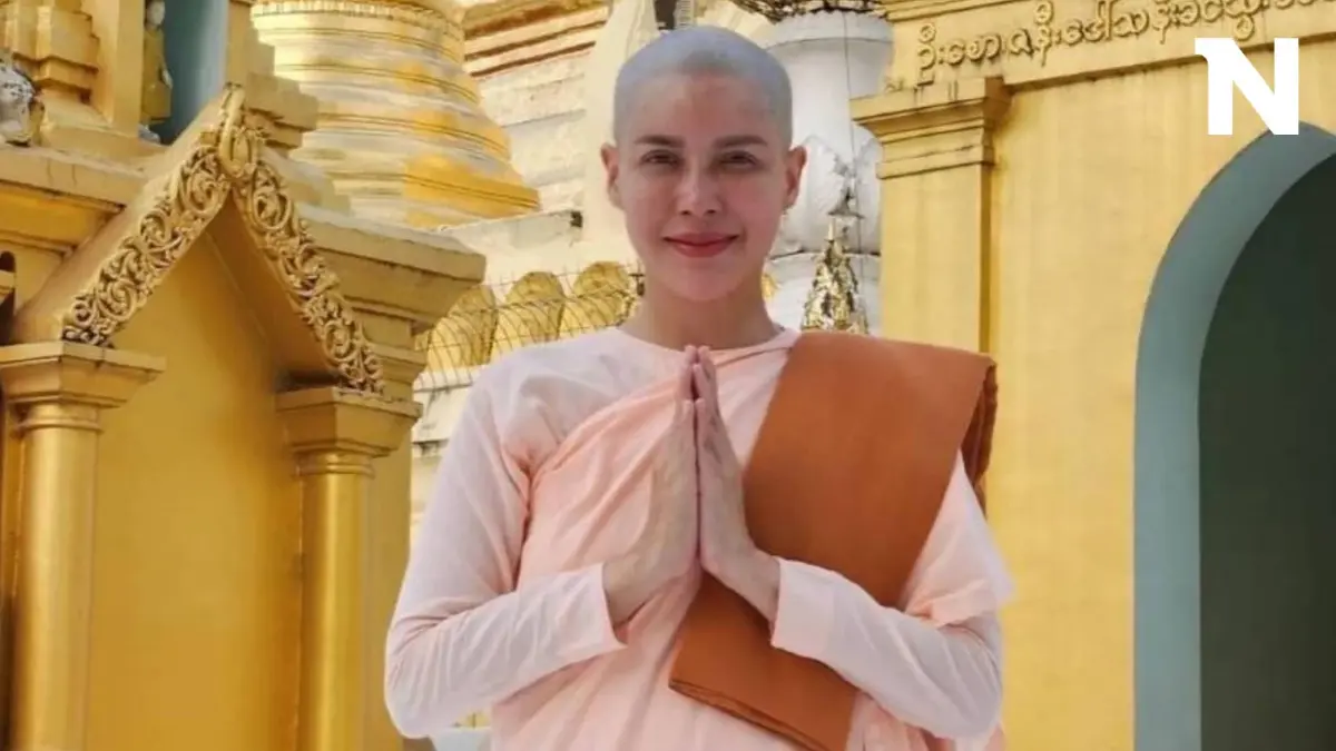 แฟน ๆ ร่วมอนุโมทนา "กิ๊ก มยุริญ" ปลงผมบวชชีประเทศพม่า