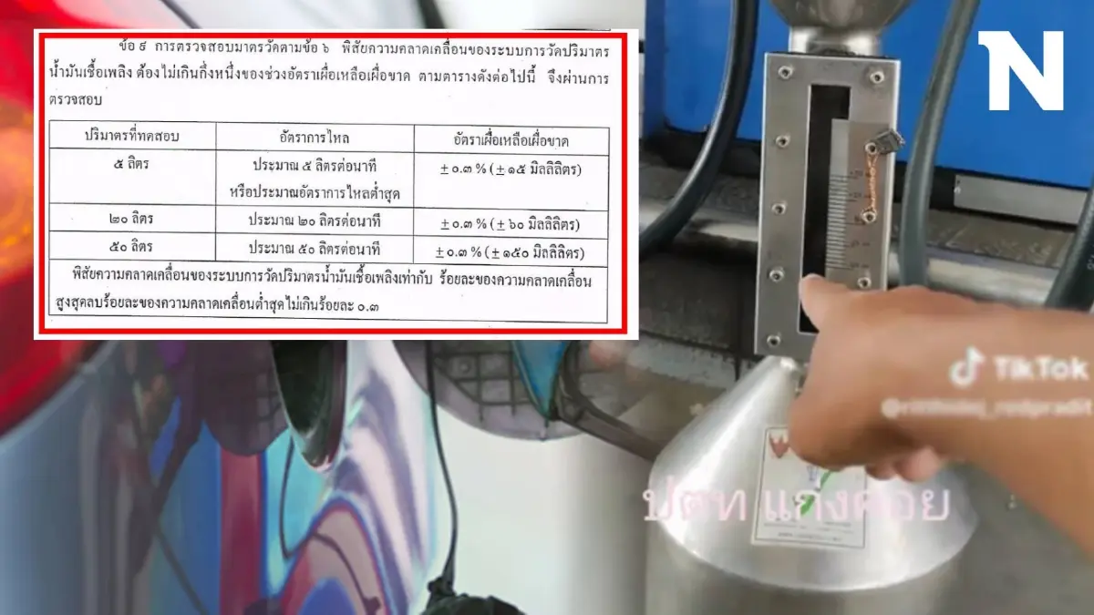 มาดูกัน ดรามาน้ำมันไม่เต็มลิตร กม. ให้หัวจ่ายน้ำมัน คลาดเคลื่อนได้แค่ไหน มาดูกัน ดรามาน้ำมันไม่เต็มลิตร กม. ให้หัวจ่ายน้ำมัน คลาดเคลื่อนได้แค่ไหน