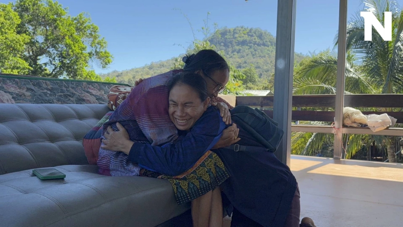 แม่และน้องสาวป้าแต๋น โผกอดกัน หลังรู้คำพิพากษาคดี "น้องชมพู่"