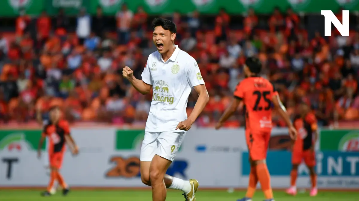 "บุรีรัมย์" บุกเฉือน "ประจวบ" 2-1 ศึกลูกหนังไทยลีกนัดตกค้าง