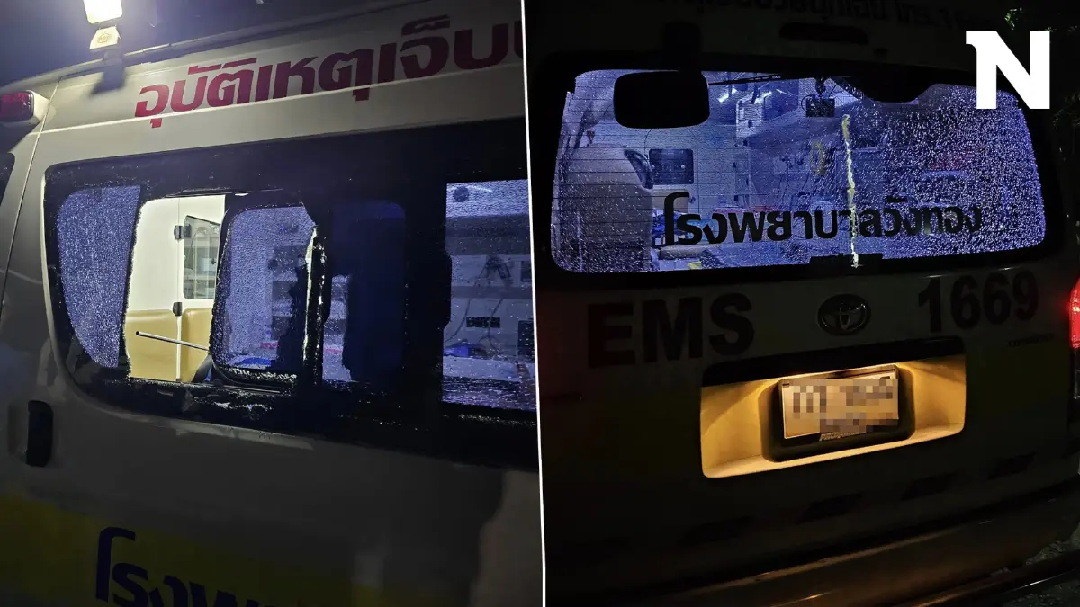เจ้าหน้าที่รถฉุกเฉิน เล่าวินาทีชีวิต "คนไข้คลั่ง"ใช้เลื่อยไฟฟ้าไล่ทำร้าย