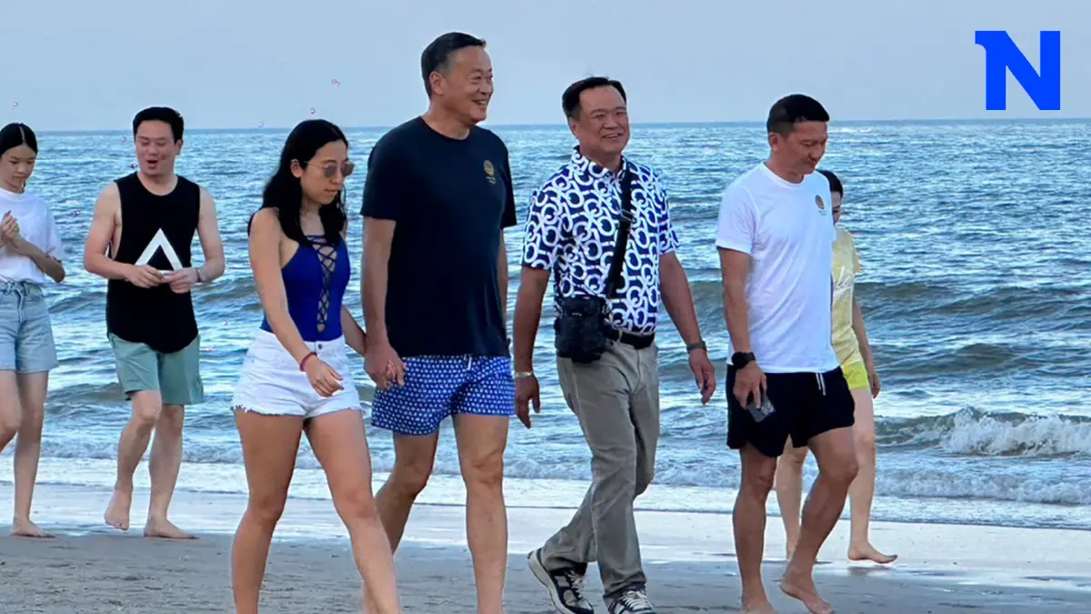 เปิดภาพ เอ็กซ์คลูซีฟ "เศรษฐา" ยกครอบครัวพร้อมคนใกล้ชิด พักผ่อนหัวหิน