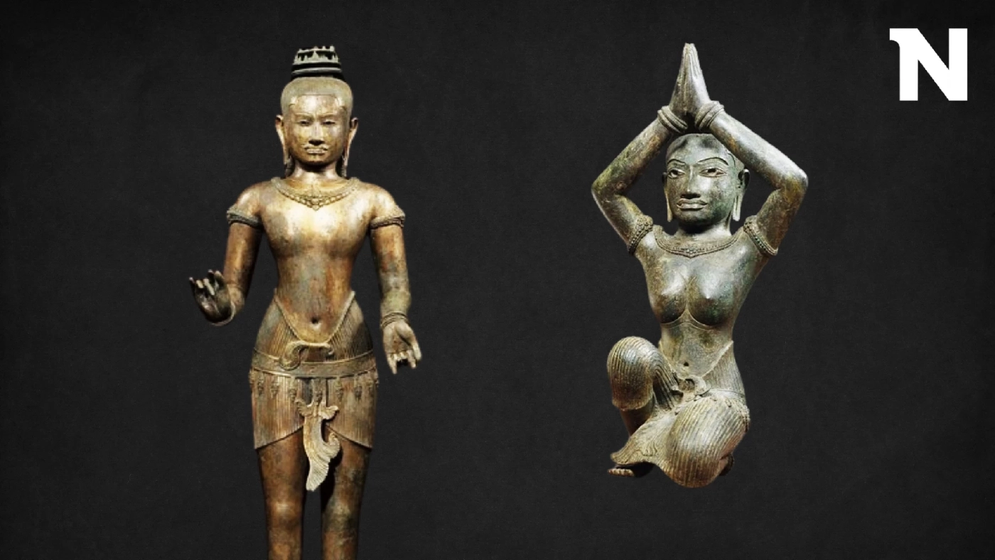 ส่งคืนโบราณวัตถุล้ำค่า 2 ชิ้นกลับไทย อายุเก่าแก่กว่า 1,000 ปี