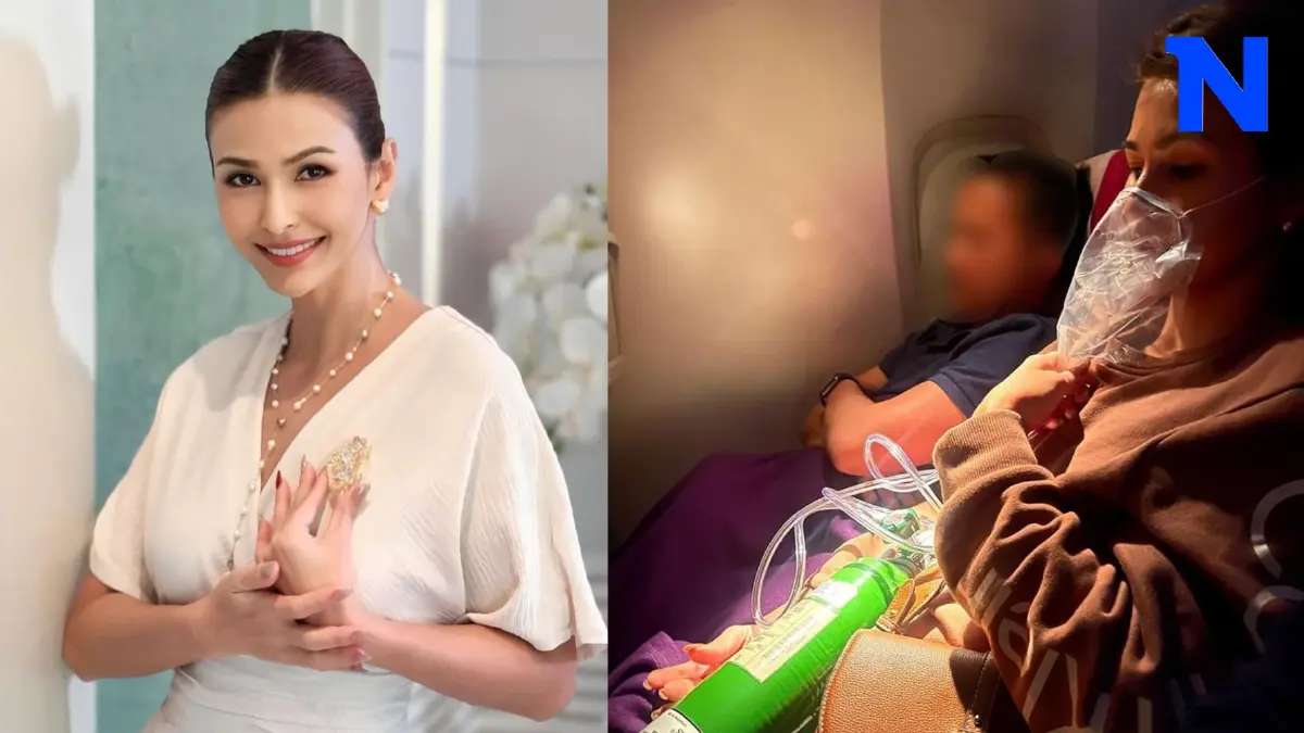 "โบว์ เบญจสิริ" เล่านาทีชีวิตสุดทรมาน จนต้องให้ออกซิเจนบนเครื่องบิน