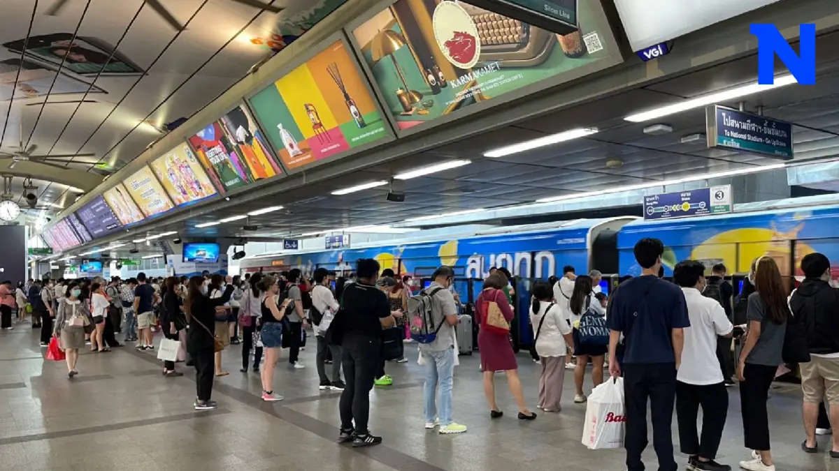 พุ่งกระฉูด ! คนแห่ใช้รถไฟฟ้า-รถไฟทะลุ 1.5 ล้านคน พุ่งกระฉูด ! คนแห่ใช้รถไฟฟ้า-รถไฟทะลุ 1.5 ล้านคน