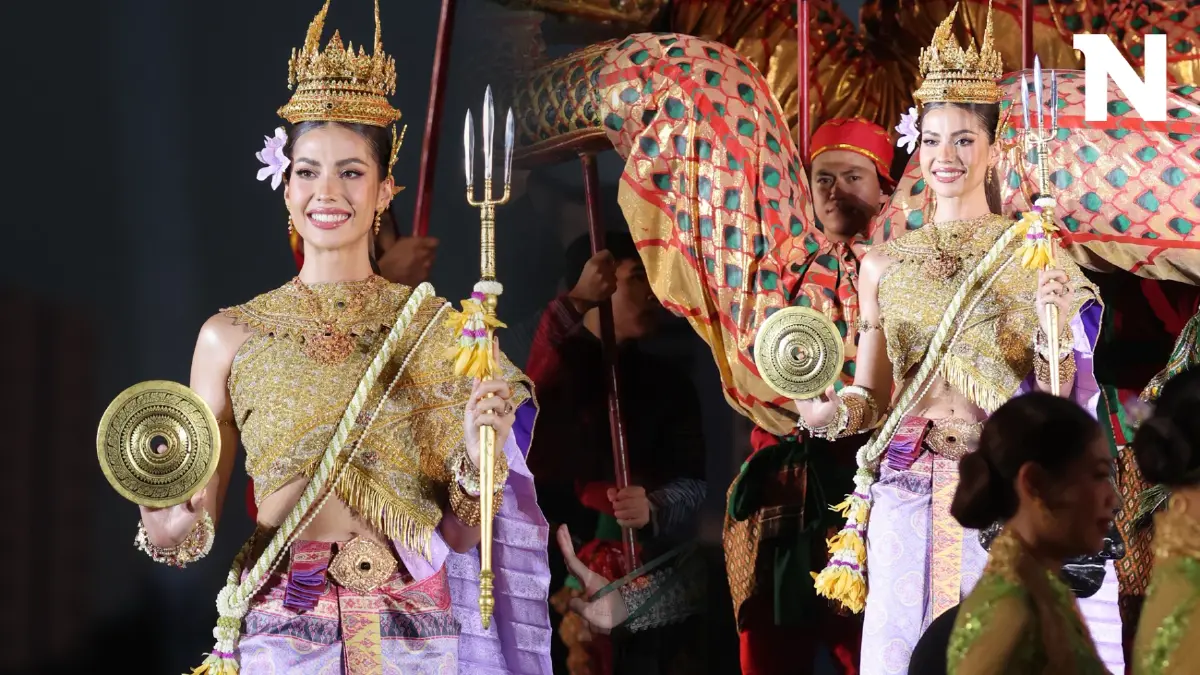 "แอนโทเนีย” นางสงกรานต์ประจำปี 2567 ร่วมฉลองสงกรานต์ไทยเป็นมรดกโลก