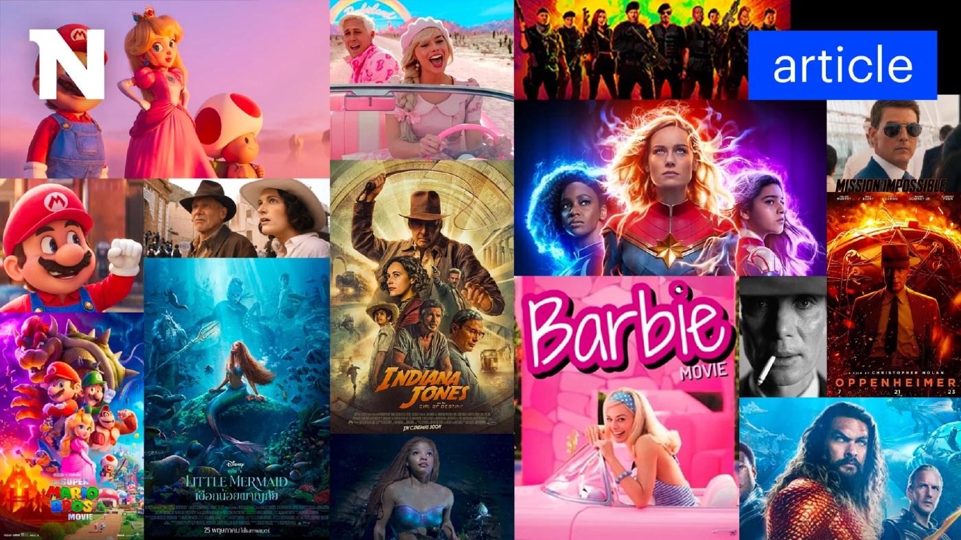แชมป์หนังฮอลลีวูดทำเงิน 2023 หมดยุคหนังภาคต่อ-ซูเปอร์ฮีโร่