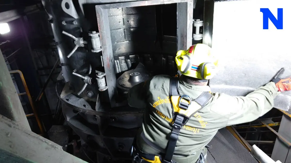 สยอง หนุ่มพม่าถูกเครื่องบดอัดโลหะขยี้ร่างเละ