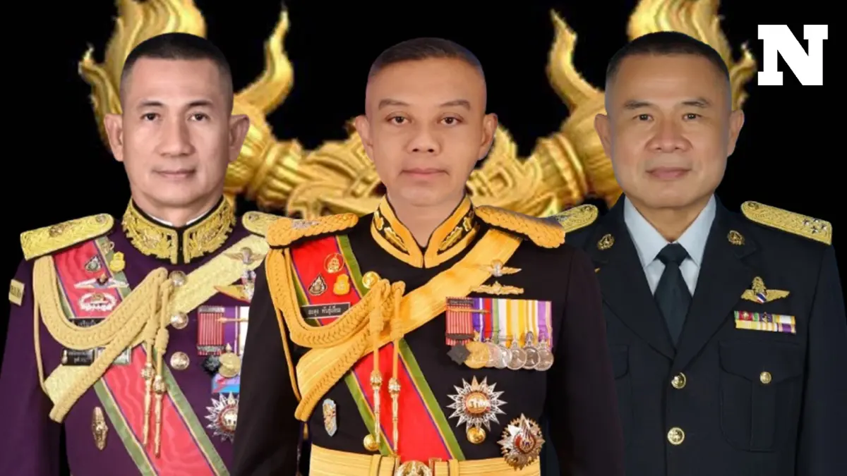 "ผบ.ทบ .- ทร. - ทอ." ตบเท้ารับรางวัล "เกียรติยศจักรดาว" พร้อมที่มารางวัล