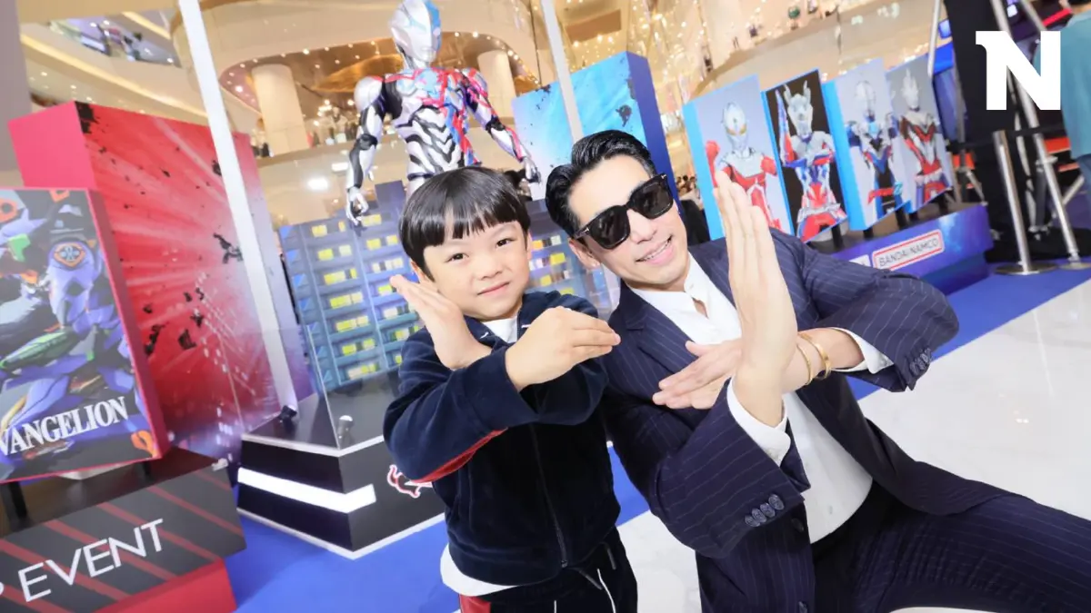 ฉลองวันเด็กปล่อยลำแสงครั้งแรกในไทย Ultraman Blazar สูง 2 เมตร ที่ไอคอนสยาม